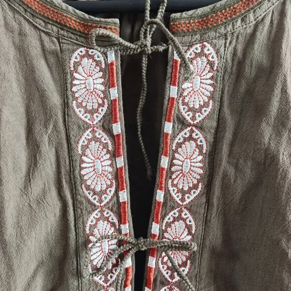 RD + KOKIO For Anthropologie Embroidered Top/Jacket - Picture 7 of 12